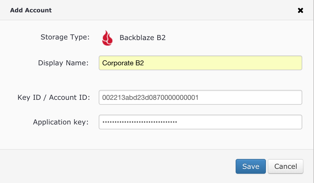 backblaze b2 login