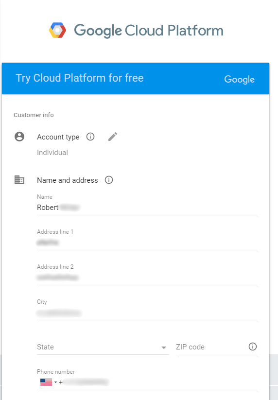 google cloud services free service